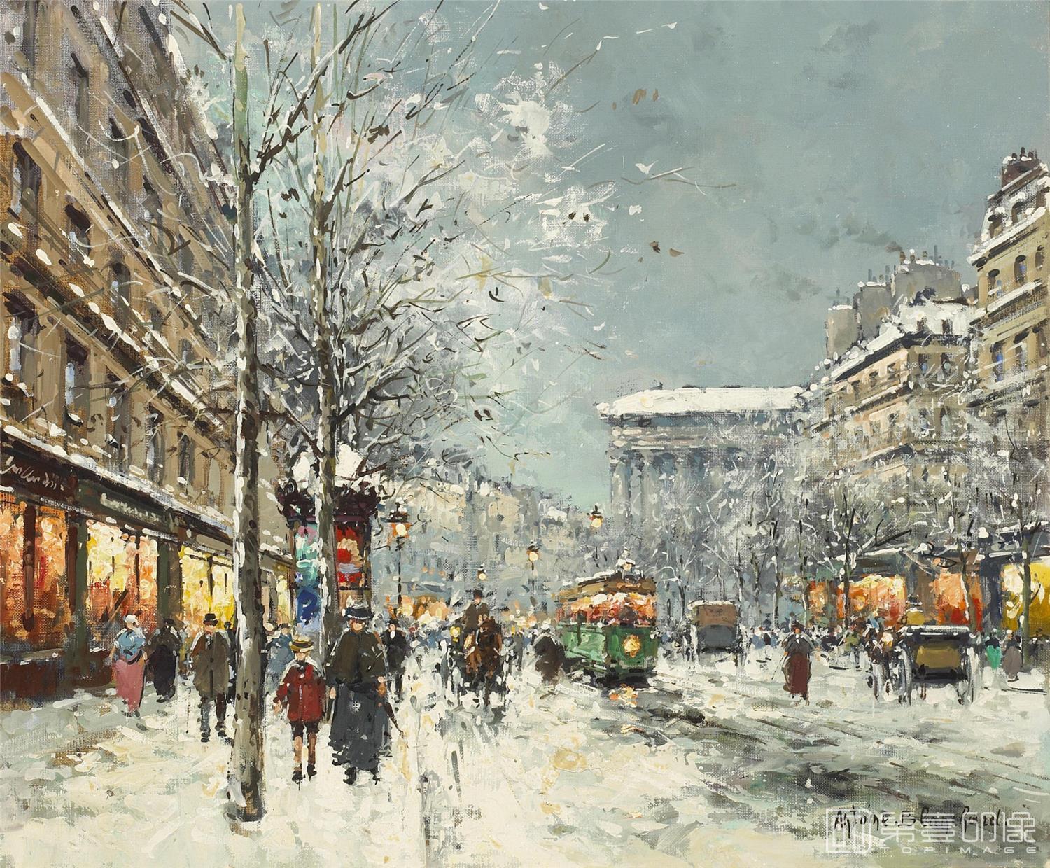 油画-安托万·布兰乍得 Antoine Blanchard作品-098
